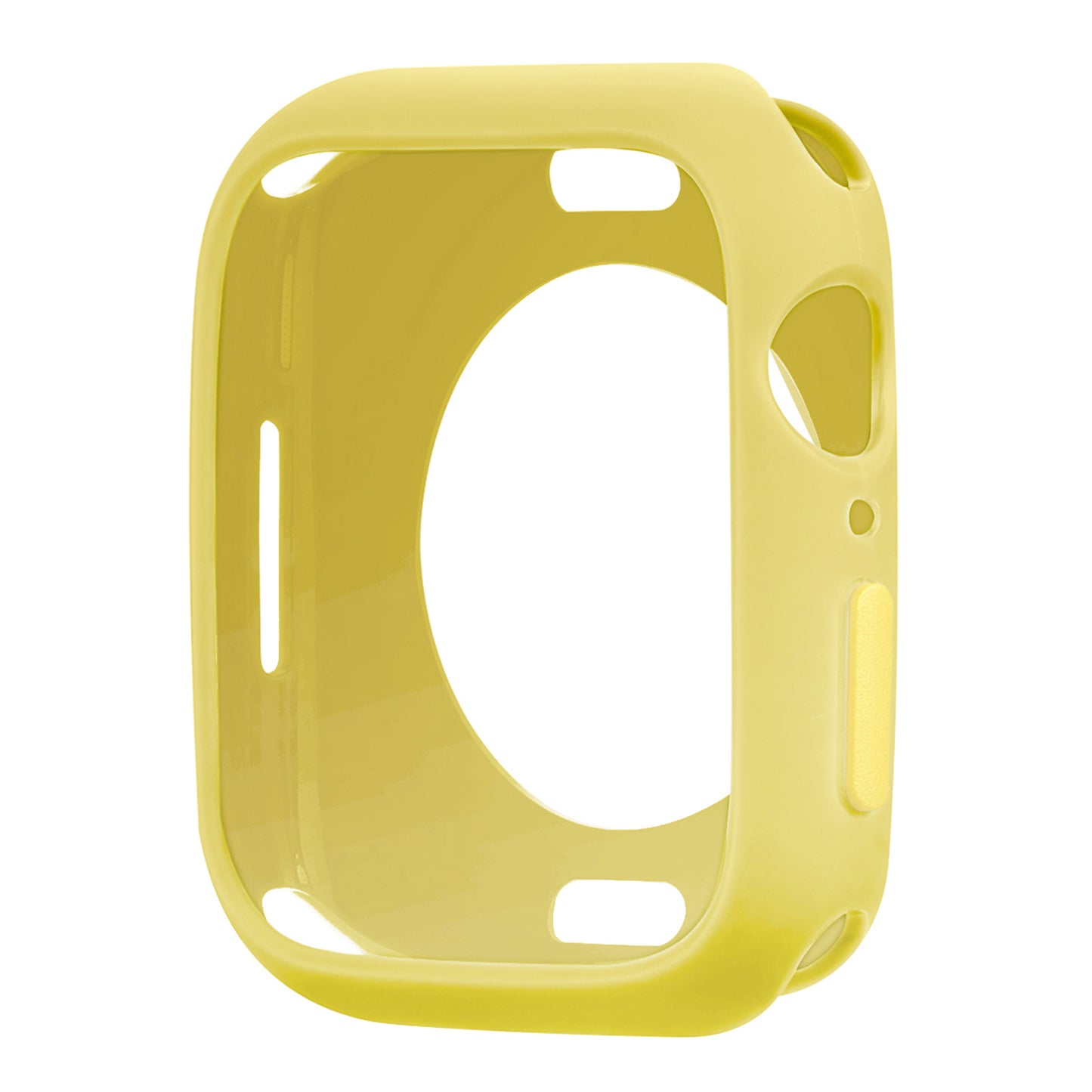 Candy Color Soft TPU Smart Watch Protective Case Shell with Enclosed Button Cover for Apple Watch Series 7 45mm / Series 8 45mm