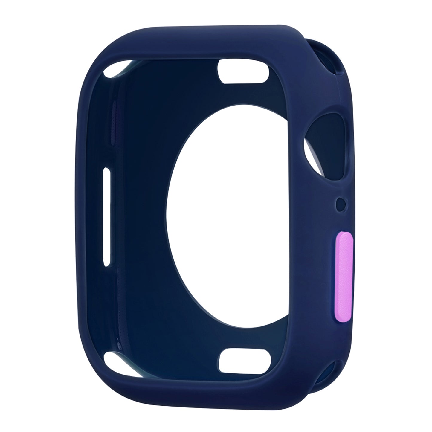 Candy Color Soft TPU Smart Watch Protective Case Shell with Enclosed Button Cover for Apple Watch Series 7 45mm / Series 8 45mm