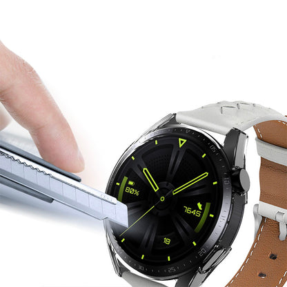 For Huawei Watch GT 3 42mm Clear Soft TPU Electroplated Full Coverage Anti-drop Watch Protective Case