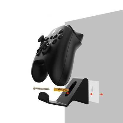 DOBE TY-18167 Universal Wall Mounted Controller Hook Folding Headset Holder Gamepad Stand for PS5/PS4/Nintendo Switch/Xbox Controller