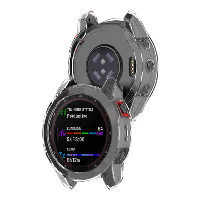 For Garmin Epix Gen2 Anti-fall Anti-scratch Transparent Watch Case Durable TPU Protective Cover