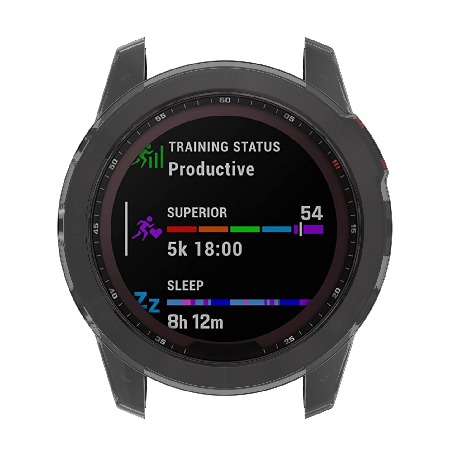 For Garmin Epix Gen2 Anti-fall Anti-scratch Transparent Watch Case Durable TPU Protective Cover