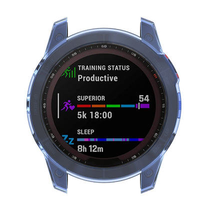 For Garmin Epix Gen2 Anti-fall Anti-scratch Transparent Watch Case Durable TPU Protective Cover