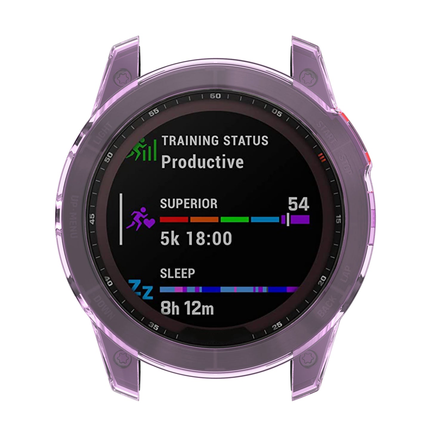 For Garmin Epix Gen2 Anti-fall Anti-scratch Transparent Watch Case Durable TPU Protective Cover