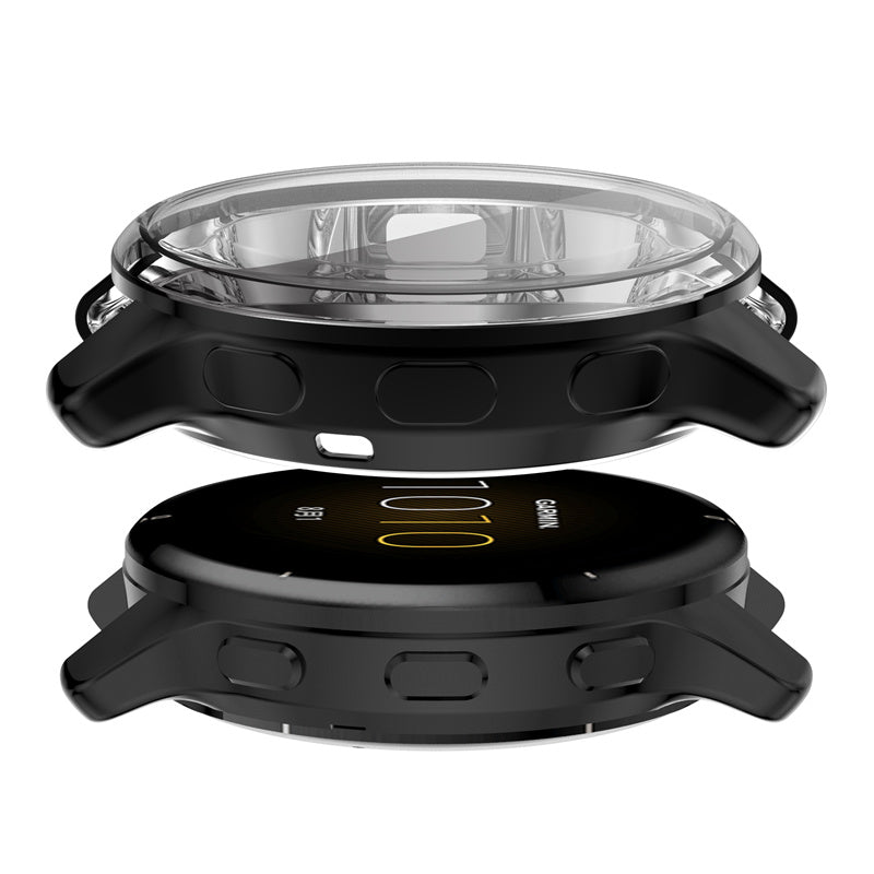 For Garmin Venu2 Plus Full Coverage 43mm TPU Smart Watch Protective Frame Case