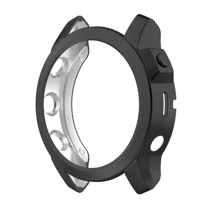 For Garmin Fenix 7/7 Solar/7 Sapphire Solar Hollow Out Watch Case Watch TPU Cover Protector with Electroplating