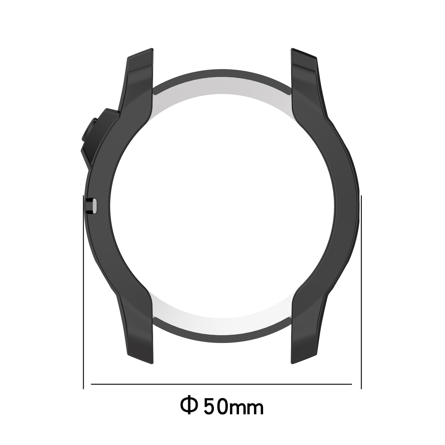 For Garmin Fenix 7/7 Solar/7 Sapphire Solar Hollow Out Watch Case Watch TPU Cover Protector with Electroplating