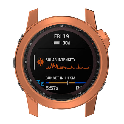 For Garmin Fenix 7/7 Solar/7 Sapphire Solar Hollow Out Watch Case Watch TPU Cover Protector with Electroplating