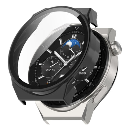 For Huawei Watch GT 3 Pro 46mm Anti-drop Hard PC Watch Case Cover with Tempered Glass Screen Protector