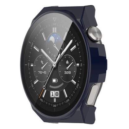 For Huawei Watch GT 3 Pro 46mm Anti-drop Hard PC Watch Case Cover with Tempered Glass Screen Protector