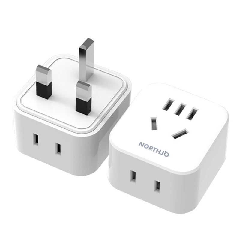 NORTHJO Mini Size Travel Adapter Plug Socket UK Plug to US/AU/Japanese Plug