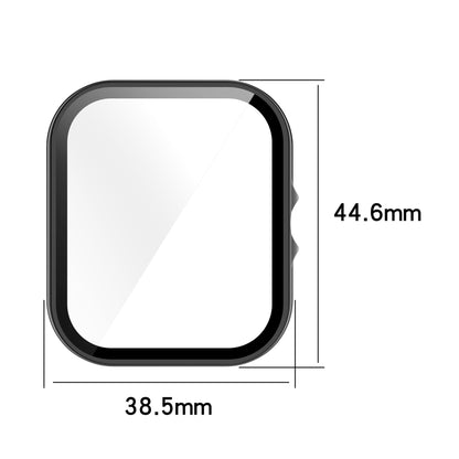 For Huami Amazfit GTS3 Drop-proof PC Watch Case Protective Cover with Tempered Glass Screen Protector