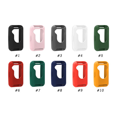 For Huawei Band 7 Silicone Watch Case Anti-scratch Watch Frame Protective Cover