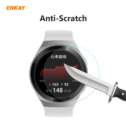 HAT PRINCE 0.2mm 9H 2.15D Tempered Glass Screen Film for Huawei Watch GT 2e 46mm Vitality Edition