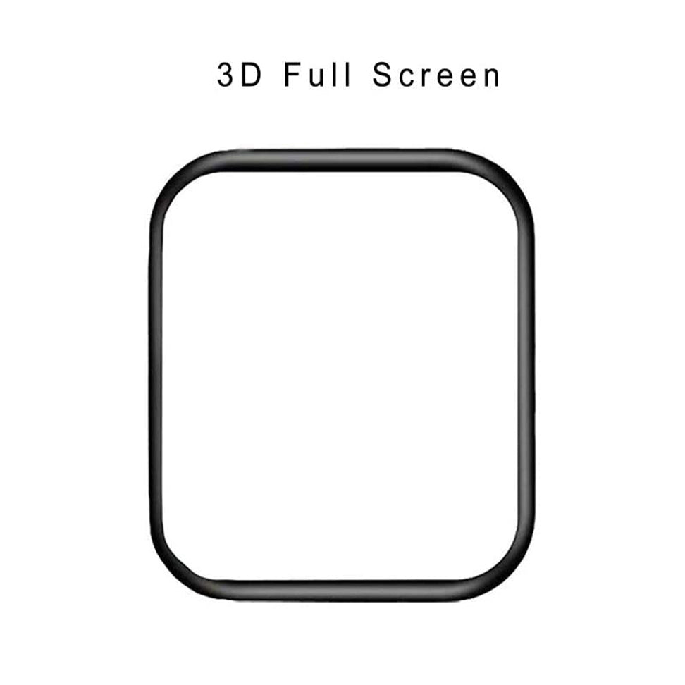 3D Curved Edge Full Glue Full Coverage Waterproof HD Tempered Glass Screen Protector for Apple Watch Series 7 41mm