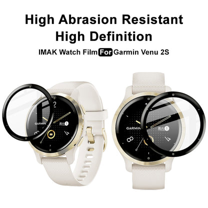 IMAK High Definition Soft PMMA Film for Garmin Venu 2S, HD Clear Anti-scratch Bubble-free Screen Protector