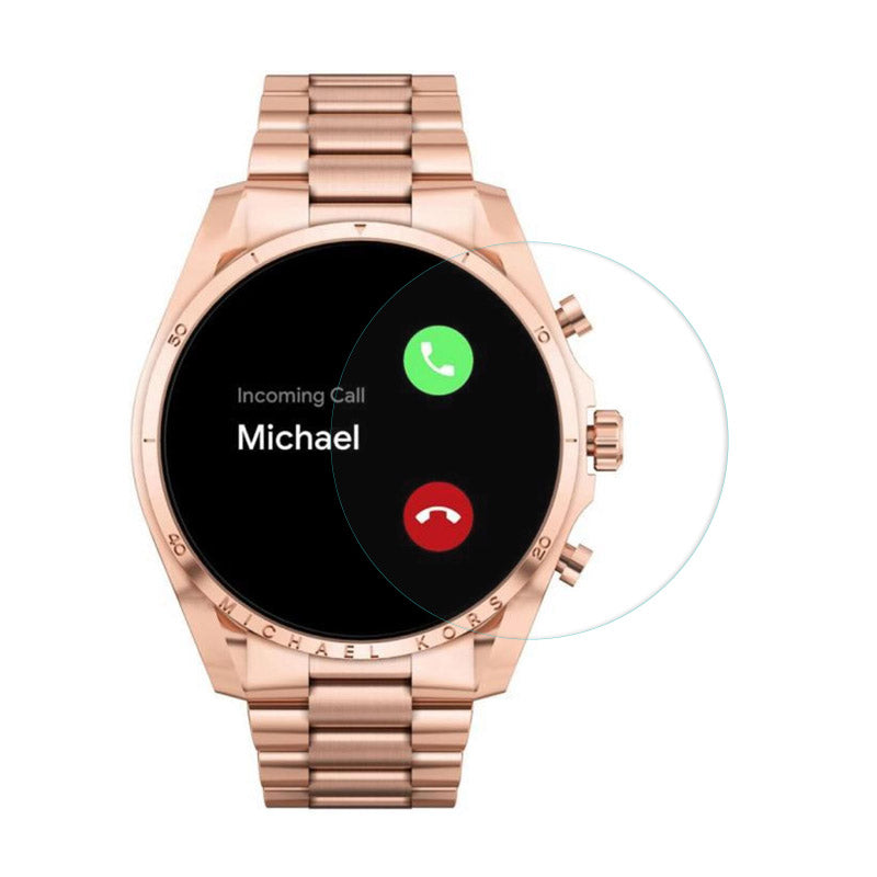 Soft TPU Screen Protector for Michael Kors Gen 6 44mm, D38.5mm Anti-explosion Anti-scratch Sensitive Touch Screen Film