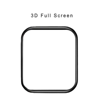 For Apple Watch Series 8 41mm HD Clear Full Glue Screen Protector 3D Curved Tempered Glass Full Coverage Film