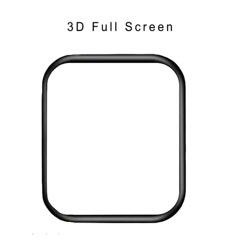 For Apple Watch Series 8 45mm Anti-scratch HD Clear Full Glue Screen Protector 3D Curved Full Coverage Tempered Glass Film