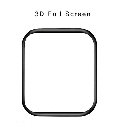 For Apple Watch Series 8 45mm Anti-scratch HD Clear Full Glue Screen Protector 3D Curved Full Coverage Tempered Glass Film