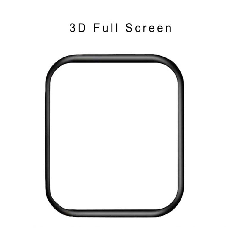 For Apple Watch Ultra 49mm Full Coverage Tempered Glass Screen Protector HD Clear Full Glue Anti-explosion 3D Curved Screen Cover