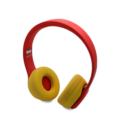 1 Pair Silicone Cushion Protective Cover Ear Pads for Beats Solo3 Wireless Bluetooth Headphone