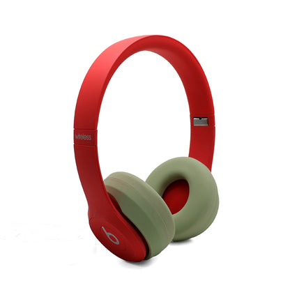 1 Pair Silicone Cushion Protective Cover Ear Pads for Beats Solo3 Wireless Bluetooth Headphone