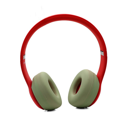 1 Pair Silicone Cushion Protective Cover Ear Pads for Beats Solo3 Wireless Bluetooth Headphone