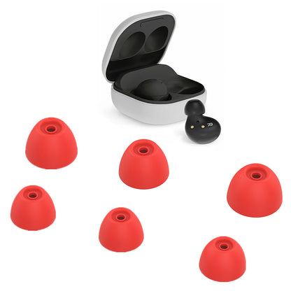 6Pcs Replacement Earbuds Tips Soft Silicone Earphone Caps Cover for Samsung Galaxy Buds2