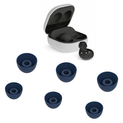 6Pcs Replacement Earbuds Tips Soft Silicone Earphone Caps Cover for Samsung Galaxy Buds2