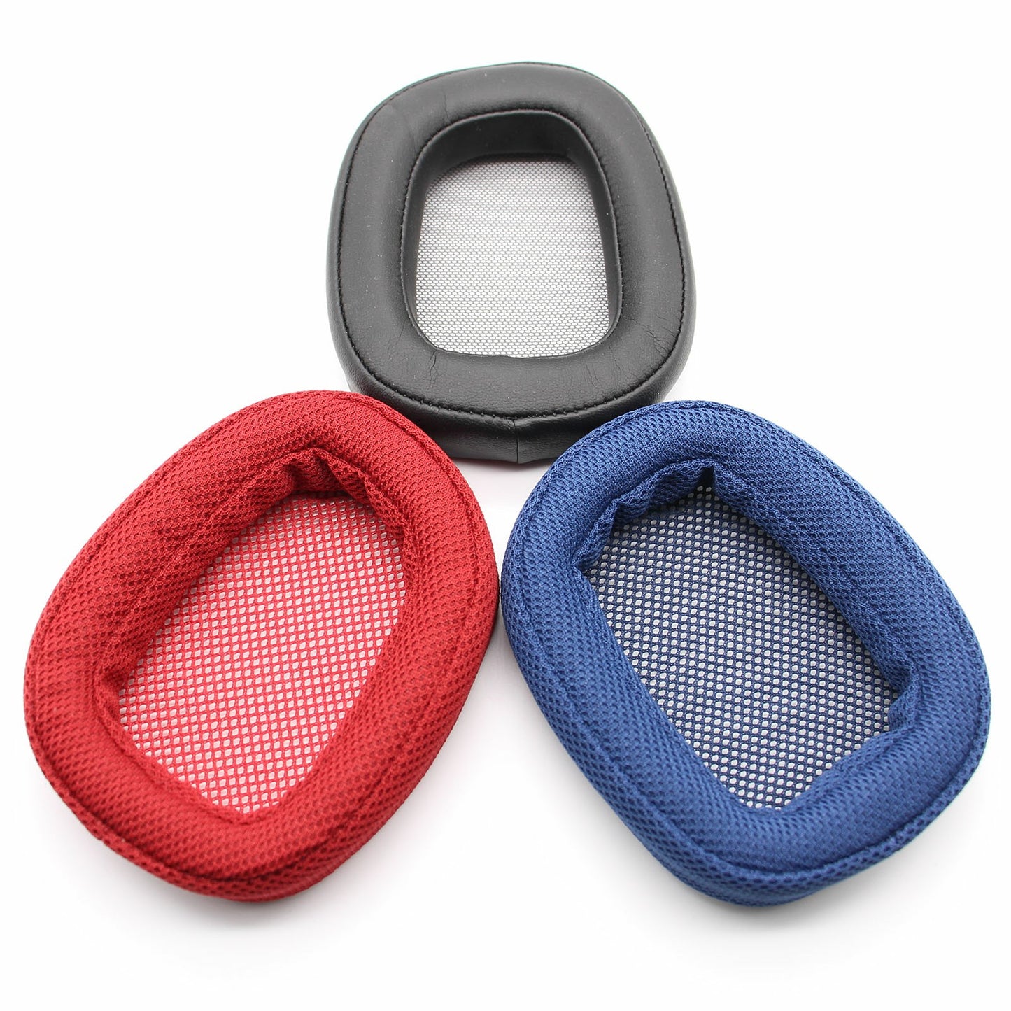 JZF-240 1 Pair Soft Sponge Breathable Mesh Replacement Earpads Earmuff Accessories for Logitech G433 Headphone