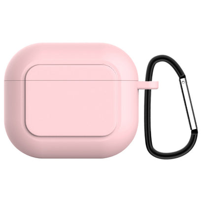 Wireless Earphone Charging Case Protective Cover Silicone Sleeve with Hanging Buckle for AirPods 3