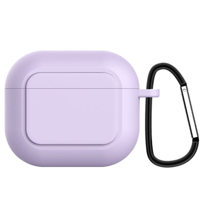 Wireless Earphone Charging Case Protective Cover Silicone Sleeve with Hanging Buckle for AirPods 3