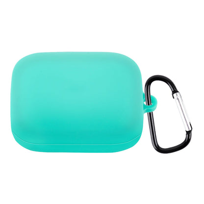 For OnePlus Buds Pro Earphone Charging Box Silicone Case Anti-fall Protective Cover with Carabiner