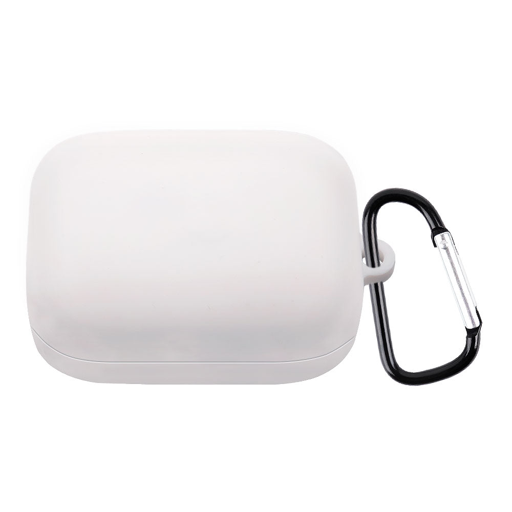 For OnePlus Buds Pro Earphone Charging Box Silicone Case Anti-fall Protective Cover with Carabiner