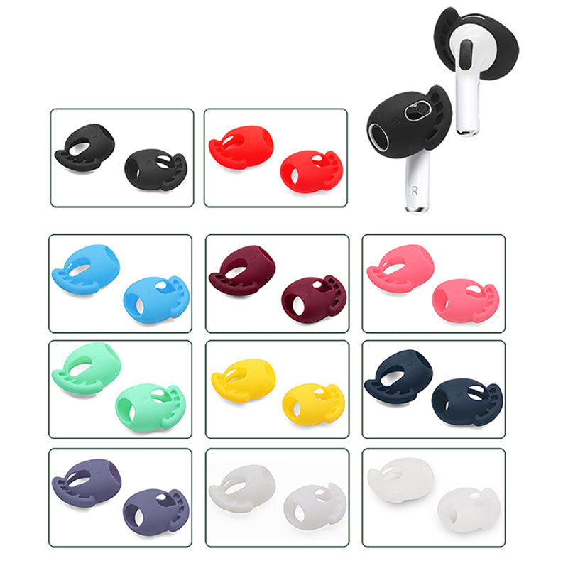 For AirPods 3 (2021) Ear Tips Anti-slip Silicone Earbuds Cover 1Pair In-Ear Wireless Headset Protector