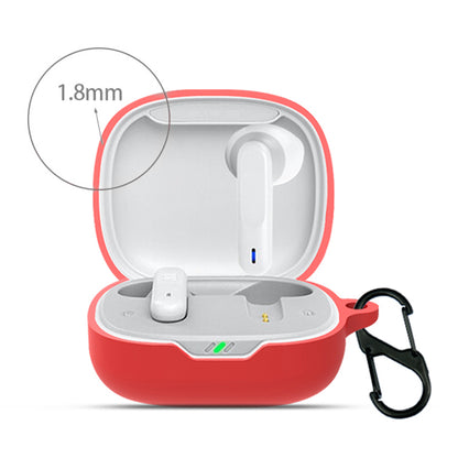 Silicone Sleeve for JBL W300 TWS Earphone Charging Bin Silicone Anti-scratch Headset Protection Case