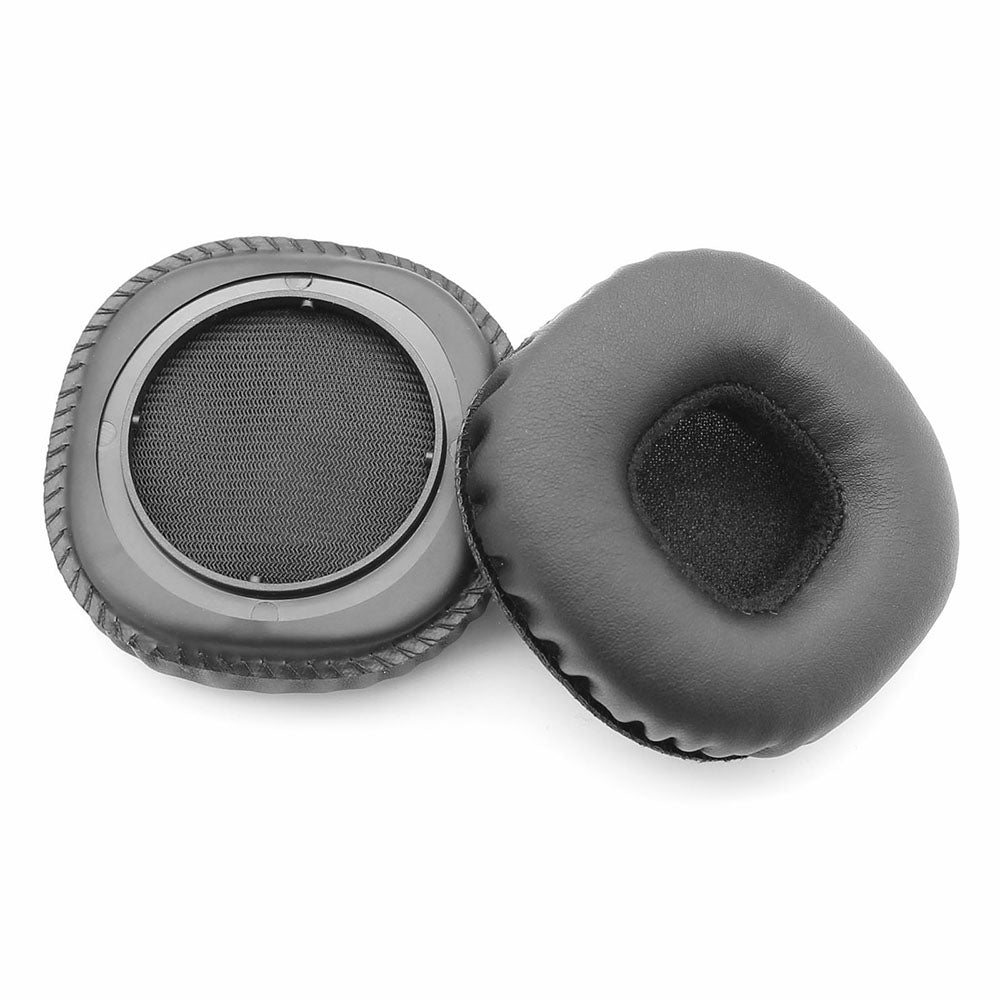 JZF-258 1Pair Headset Ear Cups for Marshall MID ANC Earpads Cover Protector Protein Leather Headphones Ear Cushions with Soft Foam