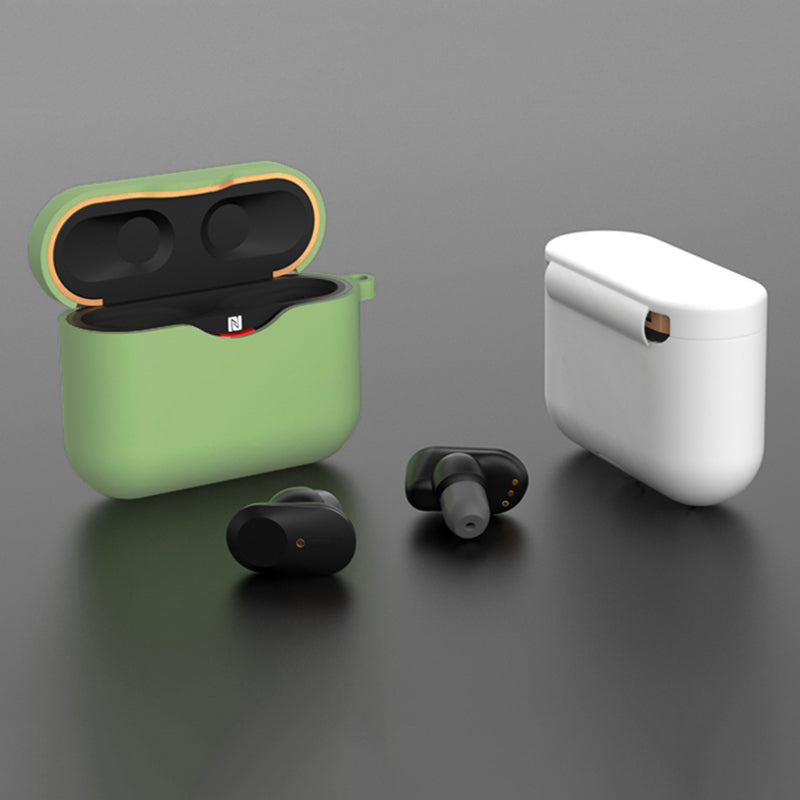 For Sony WF-1000XM3 Soft Silicone Earphone Case Anti-fall Earbuds Charging Box Protective Cover