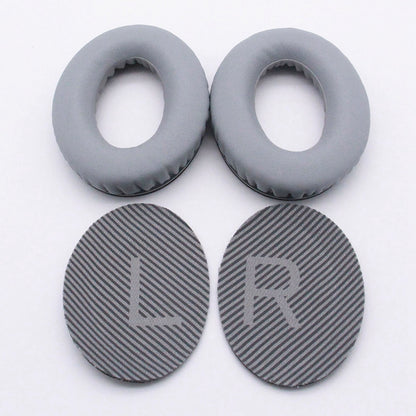 JZF-236 For Bose QC25/QC15/QC35 Ear Pads Foam Protein Leather Ear Cushions 1Pair Replacement Headset Ear Cups