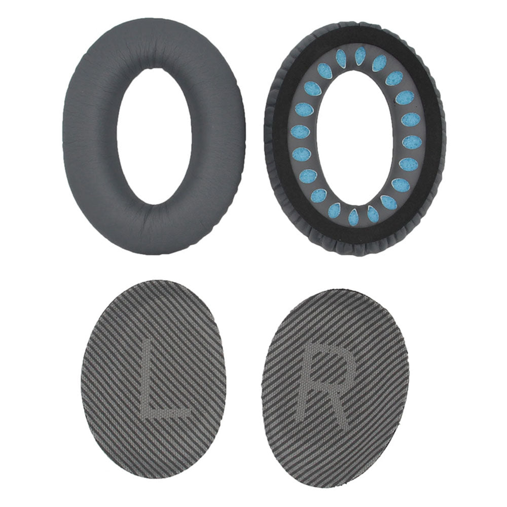 JZF-236 For Bose QC25/QC15/QC35 Ear Pads Foam Protein Leather Ear Cushions 1Pair Replacement Headset Ear Cups