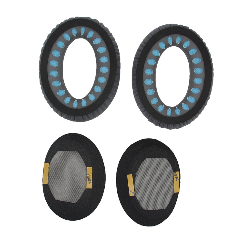 JZF-236 For Bose QC25/QC15/QC35 Ear Pads Foam Protein Leather Ear Cushions 1Pair Replacement Headset Ear Cups