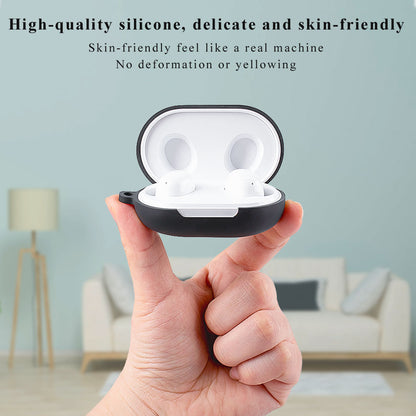 For OPPO Enco Air Protective Case Portable Earbuds Protector Shockproof Anti-fingerprint Soft Silicone Case with Buckle