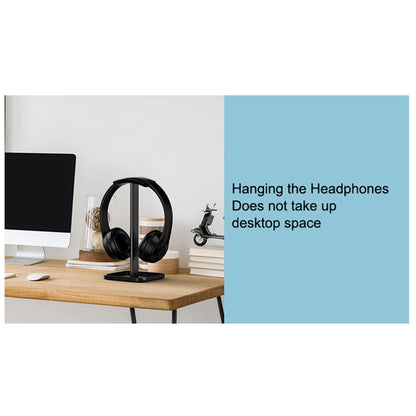 Z10 Desktop Over-ear Headphone Stand ABS+TPU Headset Holder Mount with Solid Base