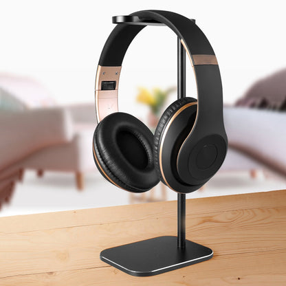 Z9 Universal Aluminum Alloy Desktop Headphone Stand Anti-slip Silicone Pad Headset Display Organizer Hanger Rack Holder