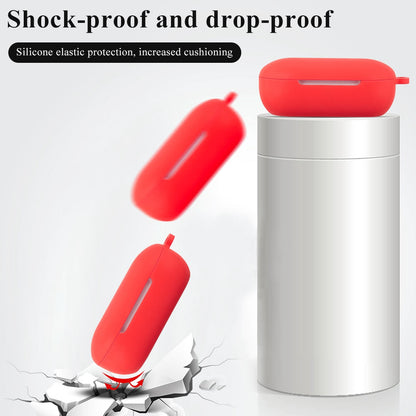 For OnePlus Buds Z Soft Silicone Anti-fingerprint Anti-drop Bluetooth Earphone Protective Case Cover with Buckle