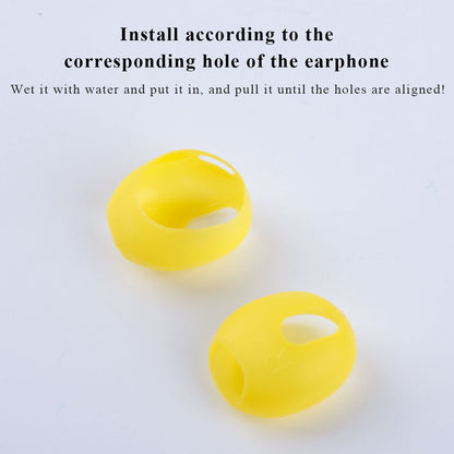 1 Pair Silicone Earphone Ear Caps for Apple AirPods 3, Bluetooth Earbuds Ear Tips Protective Covers