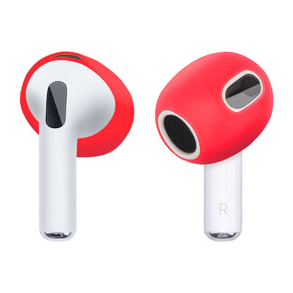 1 Pair Silicone Earphone Ear Caps for Apple AirPods 3, Bluetooth Earbuds Ear Tips Protective Covers