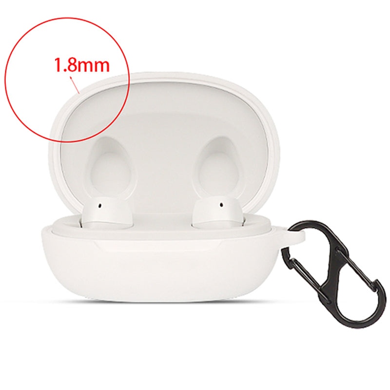 For JBL FREE II Bluetooth Wireless Earphone Silicone Case Drop-proof Charging Box Cover Protector with Anti-loss Hook