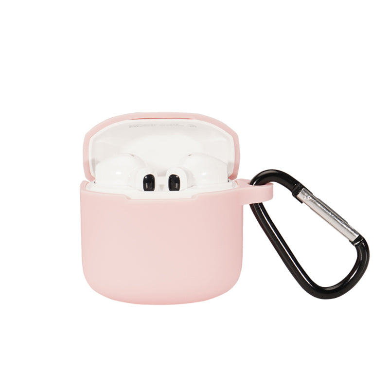 For Edifier LolliPods Mini TWS Bluetooth Earphone Silicone Cover Drop-proof Case with Anti-lost Buckle